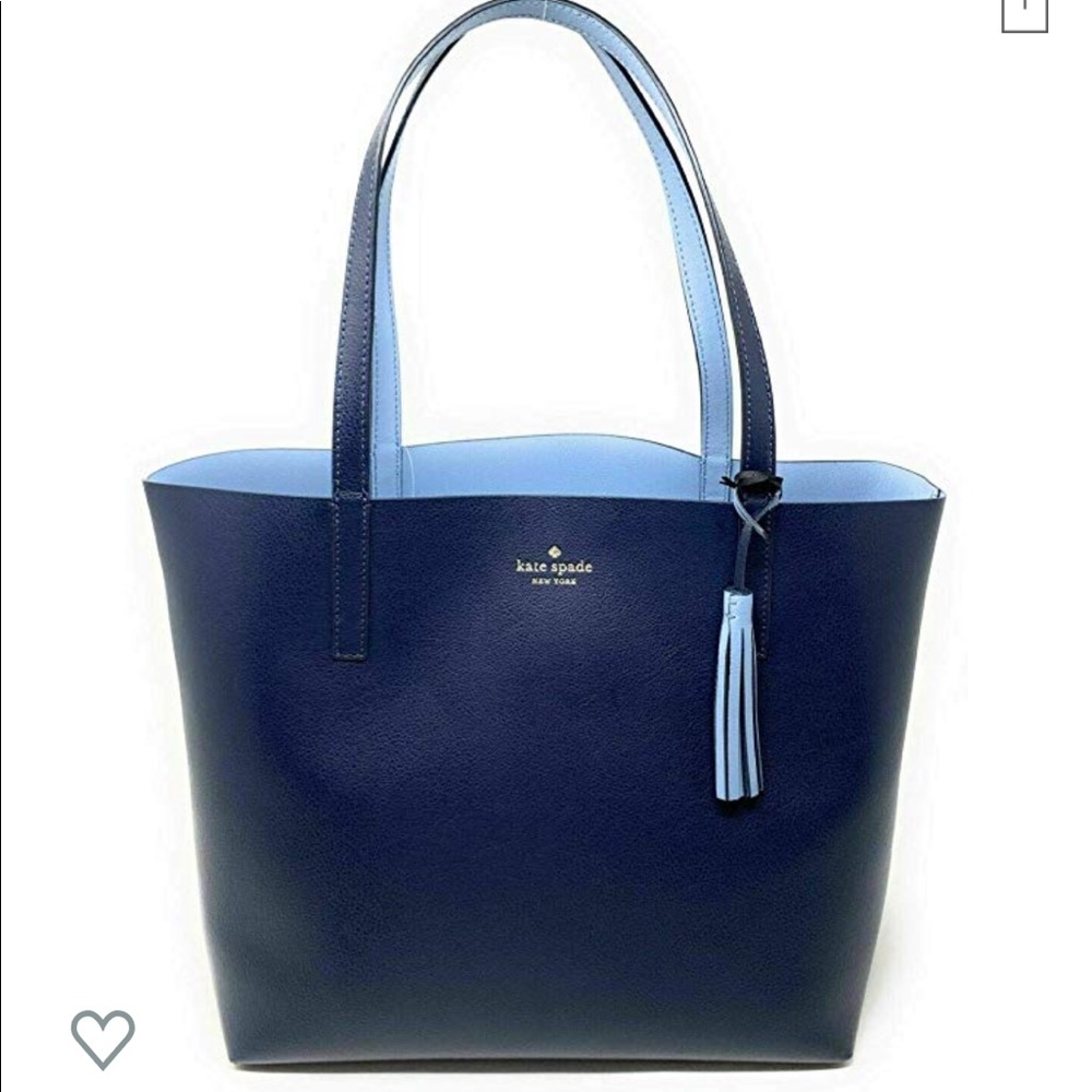 Blue Kate Spade tote